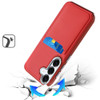 Flap Leather Wallet Fusion Case for Samsung Galaxy S26 Plus - Red