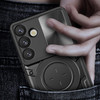 Superior Series Hybrid Case with MagSafe Magnetic Ring Stand and Camera Lens Cover for Samsung Galaxy S26 Plus - Black