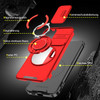 Dual Layer MagSafe Case with Rotating Stand and Privacy Camera Cover for Samsung Galaxy A37 5G - Red