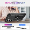 Military Grade Hybrid Case with Ring Grip for Samsung Galaxy S25 FE - Black