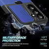 Military Grade All-In-One Ring Stand Card Case for Samsung Galaxy S25 FE - Blue