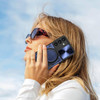 Superior Series Hybrid Case with MagSafe Magnetic Ring Stand and Camera Lens Cover for Samsung Galaxy S25 FE - Blue