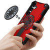 Military Grade Magnetic Tough Ultra Rugged Hybrid Case with Kickstand for Samsung Galaxy A57 5G - Red