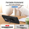 Military Grade TUFF Shockproof Hybrid Armor Case with Ring Grip for Samsung Galaxy S26 Ultra - Black