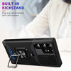 Military Grade All-In-One Ring Stand Card Case for Samsung Galaxy S26 Ultra - Black
