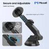 Miccell Magnetic Car Windshield and Dashboard Mount Phone Holder with Telescopic Extension Arm