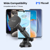 Miccell Magnetic Car Windshield and Dashboard Mount Phone Holder with Telescopic Extension Arm