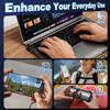 100W T-Shaped USB-C to USB-C Charging Cable with Built-in Phone Stand - Black