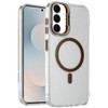InFrame Series Magnetic Crystal Case with Camera Ring Stand for Samsung Galaxy S26 - Desert Gold