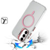 InFrame Series Magnetic Crystal Case with Camera Ring Stand for Samsung Galaxy S26 - Pink