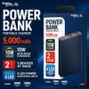 5000mAh Multi-Port Slim and Fast Power Bank Battery Pack Portable Charger - Navy Blue