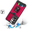 Military Grade All-In-One Ring Stand Card Case for Samsung Galaxy S26 Ultra - Hot Pink