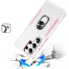Military Grade TUFF Shockproof Hybrid Armor Case with Ring Grip for Samsung Galaxy S26 Ultra - White Pink