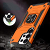 Military Grade Robust Series Dual Layer Hybrid Case with Ring Grip for Samsung Galaxy S26 Ultra - Cosmic Orange