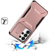 Combat Tough Series Hybrid Case with Camera Lens Cover for Samsung Galaxy S26 Ultra - Rose Gold
