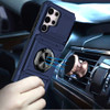 Military Grade All-In-One Ring Stand Case with Card Pocket for Samsung Galaxy S26 Ultra - Blue