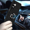 Military Grade All-In-One Ring Stand Case with Card Pocket for Samsung Galaxy A17 5G - Black