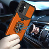 Military Grade All-In-One Ring Stand Card Case for Samsung Galaxy A17 5G - Cosmic Orange