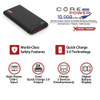 Mobile Edge CORE Power USB Power Bank Battery Charger 10,000mAh