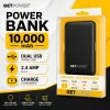 GETPOWER 10000mAh Multi-Port Fast Power Bank Battery Pack Portable Charger