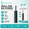 NineCarat Ultra Lightweight Power Bank 5000mAh with Built-in USB-C Cable - Black