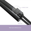 NineCarat Ultra Lightweight Power Bank 5000mAh with Built-in USB-C Cable - Black