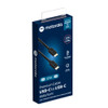 Motorola Essentials 1.5M Premium Braided USB-C To USB-C Cable - Black Grey