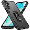 Military Grade TUFF Shockproof Hybrid Armor Case with Ring Grip for Samsung Galaxy A17 5G - Black