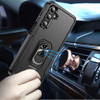 Military Grade TUFF Shockproof Hybrid Armor Case with Ring Grip for Samsung Galaxy A17 5G - Black