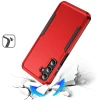 Military Grade TUFF Shockproof Hybrid Armor Case for Samsung Galaxy A17 5G - Red