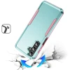 Military Grade TUFF Shockproof Hybrid Armor Case for Samsung Galaxy A17 5G - Teal Pink