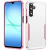 Military Grade TUFF Shockproof Hybrid Armor Case for Samsung Galaxy A17 5G - White Pink
