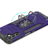 Military Grade Robust Series Dual Layer Hybrid Case with Ring Grip for Samsung Galaxy A17 5G - Purple