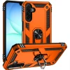 Military Grade Hybrid Case with Ring Grip for Samsung Galaxy A17 5G - Cosmic Orange