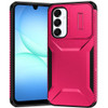 Combat Tough Series Hybrid Case with Camera Lens Cover for Samsung Galaxy A17 5G - Hot Pink