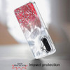 Feather Series Epoxy Glitter Hybrid Case for Samsung Galaxy A17 5G - Red
