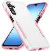 Military Grade TUFF Shockproof Hybrid Armor Case for Samsung Galaxy S26 - White Pink
