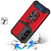 Military Grade All-In-One Ring Stand Card Case for Samsung Galaxy S26 - Red