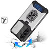 Military Grade All-In-One Ring Stand Card Case for Samsung Galaxy S26 - Silver