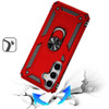 Military Grade Hybrid Case with Ring Grip for Samsung Galaxy S26 - Red