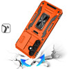 Military Grade Ring Holder Case with Camera Lens Cover for Samsung Galaxy S26 - Cosmic Orange