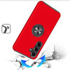 360 Rotating Ring Grip Hybrid Case for Samsung Galaxy S26 Plus - Red