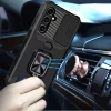 Military Grade All-In-One Ring Stand Card Case for Samsung Galaxy S26 Plus - Black