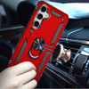 Military Grade Hybrid Case with Ring Grip for Samsung Galaxy S26 Plus - Red