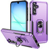 Military Grade TUFF Shockproof Hybrid Armor Case with Ring Grip for Samsung Galaxy A37 5G - Purple