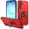 Military Grade TUFF Shockproof Hybrid Armor Case with Ring Grip for Samsung Galaxy A37 5G - Red