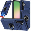 Military Grade All-In-One Ring Stand Case with Card Pocket for Samsung Galaxy A57 5G - Blue