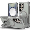 Military Grade HD Armor Magnetic Case with Kickstand for Samsung Galaxy S26 Ultra - Grey