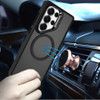 InFrame Series Magnetic Matte Case with Camera Ring Stand for Samsung Galaxy S26 Ultra - Black