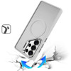 InFrame Series Magnetic Matte Case with Camera Ring Stand for Samsung Galaxy S26 Ultra - Clear
